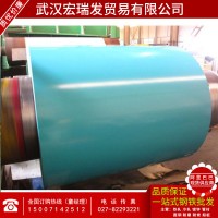 廠家直銷 高品質彩鋼卷 武鋼彩涂卷板 大量批發(fā)各種顏色彩涂板