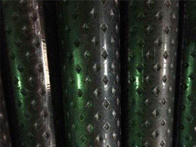 現(xiàn)貨供應健身器材防滑扶手鋼管 Q235菱形花紋鋼管 Q235直縫焊管