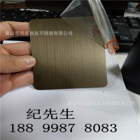 304和紋黑鈦緞紋古銅色不銹鋼板酒店裝飾門(mén)套包邊灰鋼拉絲無(wú)指紋