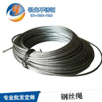 廠家供應(yīng)直銷光面鋼絲繩涂油船用礦用起重牽引結(jié)構(gòu)6*37+FC17.5mm