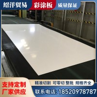 佛山現(xiàn)貨 家電鍍鋅彩涂板 高光白彩涂鋼卷 冷柜售貨機開平板