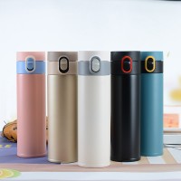 新款彈跳杯不銹鋼保溫杯創(chuàng)意禮品廣告LOGO刻字茶杯戶外運動水杯