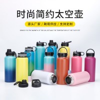 亞馬遜外貿(mào)大容量太空壺車載家用不銹鋼保溫杯外貿(mào)運(yùn)動水瓶