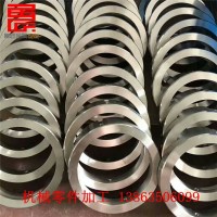 供應機器零件配件 45號無縫管切割車圈全面見光打孔套環(huán) 精度高