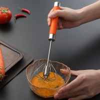 不銹鋼半自動(dòng)打蛋器手動(dòng)按壓式攪蛋器奶油打發(fā)器 廚房烘培小工具