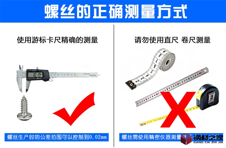螺絲的測(cè)量方法