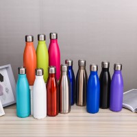 雙層304不銹鋼保溫杯 大容量可樂(lè)瓶運(yùn)動(dòng)水杯車(chē)載創(chuàng)意廣告禮品杯子